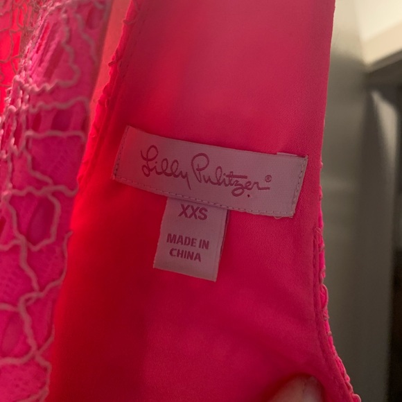 Lilly Pulitzer hot pink sleeveless dress - Picture 3 of 4